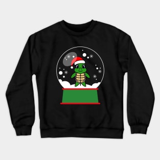 CHRISTMAS Turtle Snowglobe Crewneck Sweatshirt